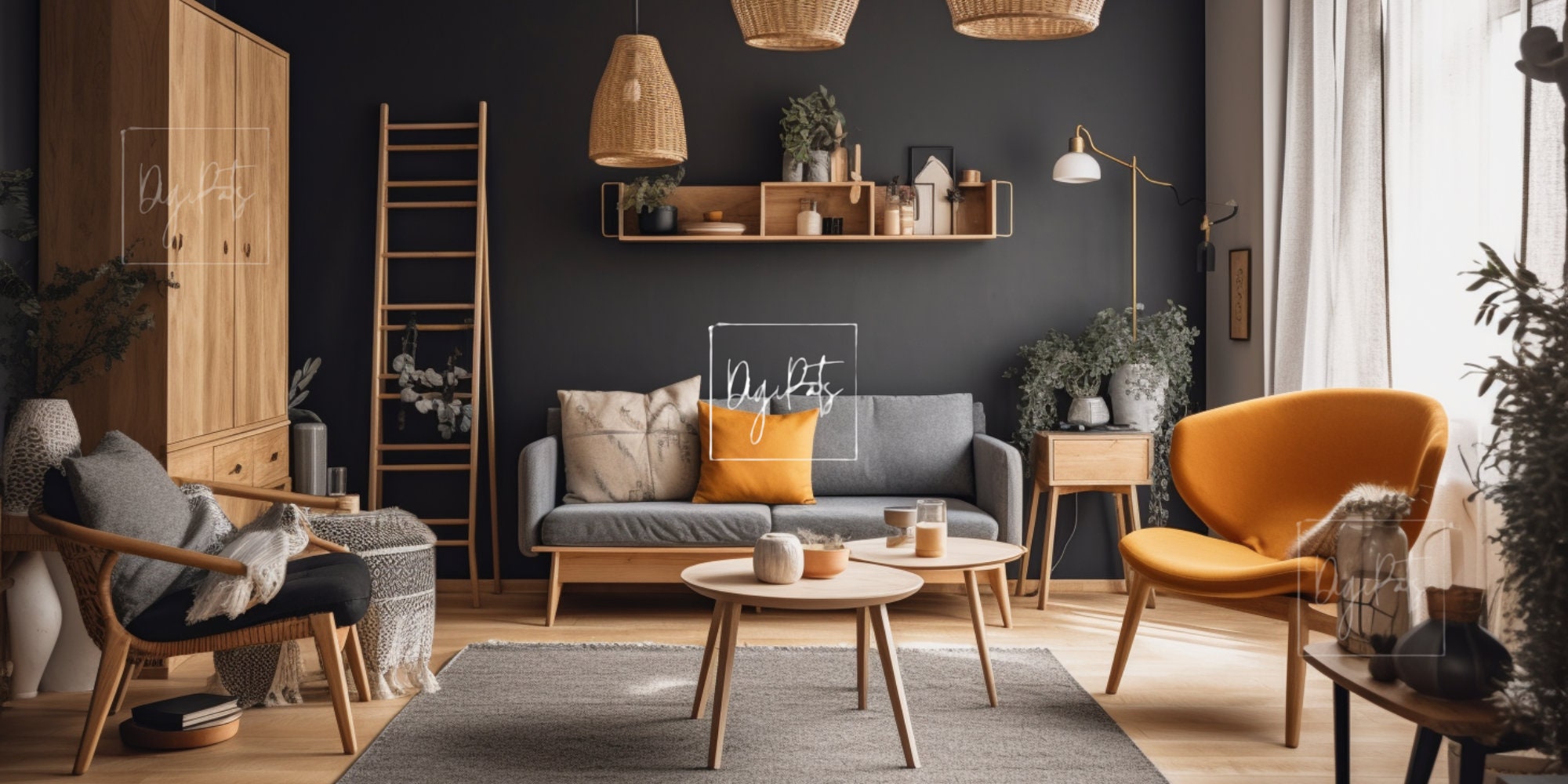 6 Modern Office Zoom Backgrounds Zoom Background Home Office Etsy Norway