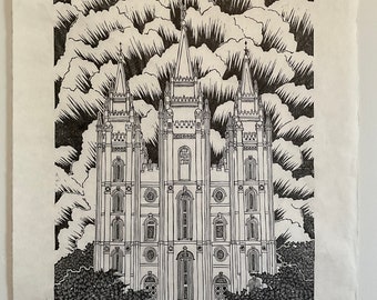 Salt Lake Temple Print