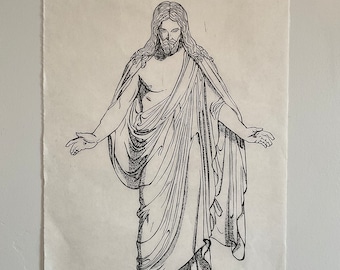 Christus Relief Print