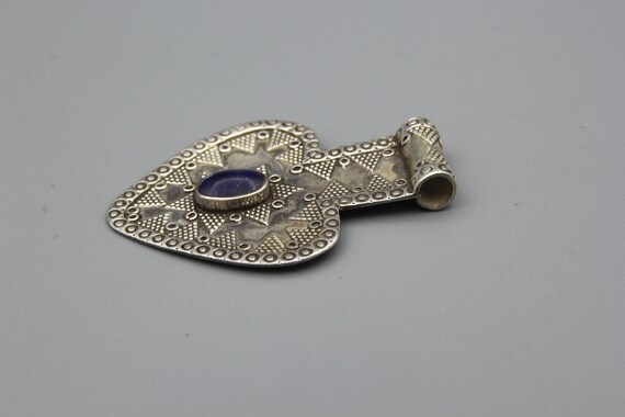 Kazakh Style Silver Pendant Kazakh Jewelry Heart … - image 7