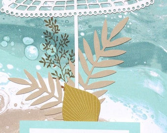 Beach Umbrella Notecard