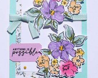 Anything Is Possible Birthday and Friendship Greeting Card