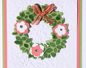 Wreath Birthday Card