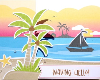 Sail Away 3D Greeting Card