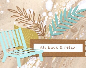 Beach Chair Notecard