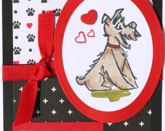 Schnauzer Birthday Card