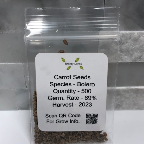 Carrot Seeds - Bolero - Vegetable Seeds - Non GMO - USA Grown