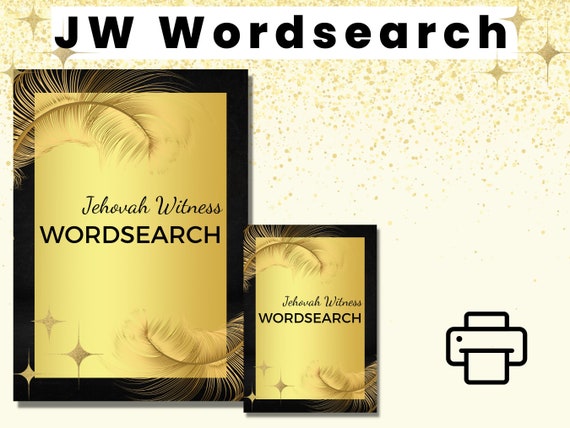 Jehovah witness wordsearch puzzle printable adults kids jw word search digital download