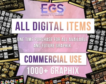 All Digital Items In My Shop, Png, Eps and Svg Included, Digital downloads, mega bundle, 1000+ designs