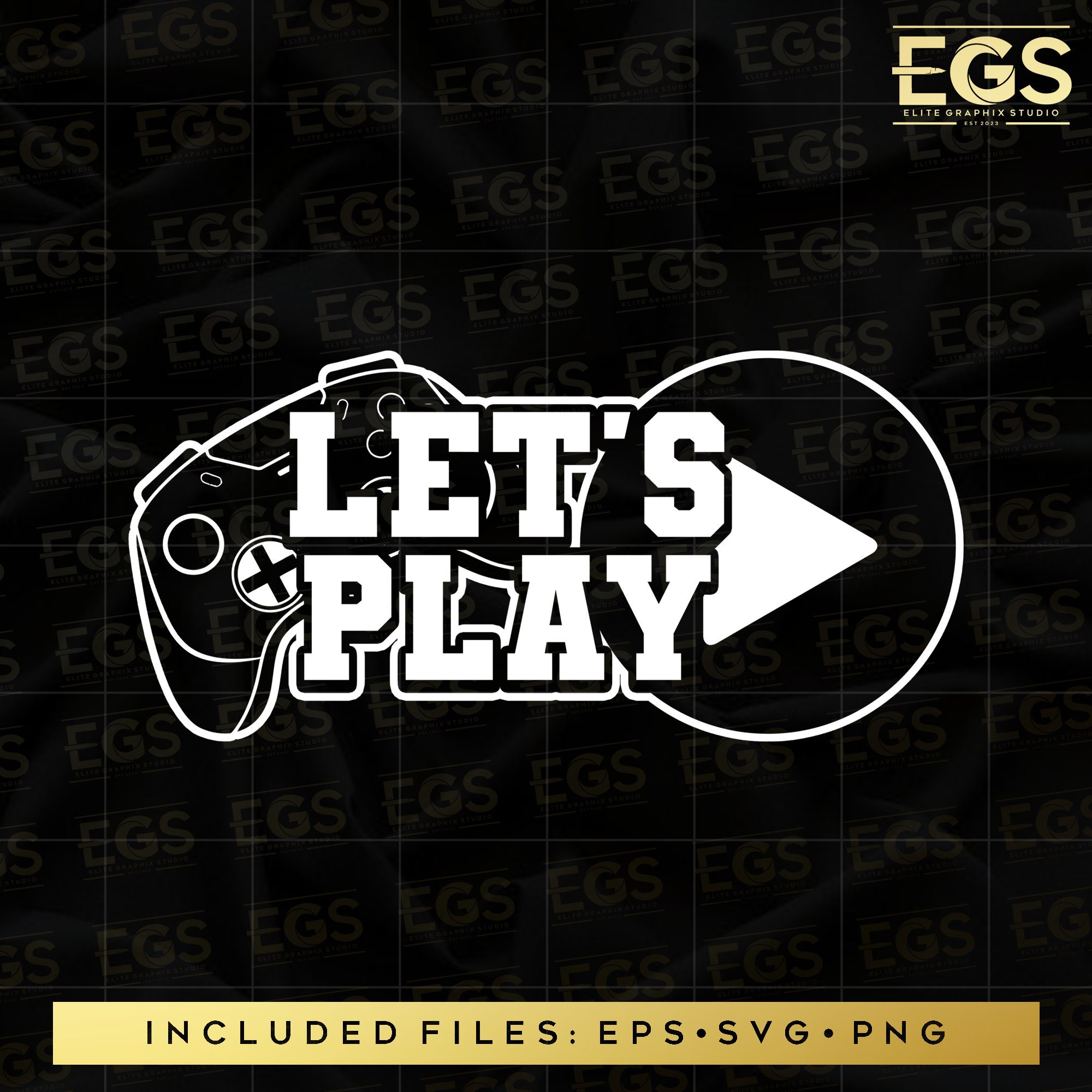 Lets Play Svg Gaming Art Svg Sarcasm Svg Png Video Games - Etsy