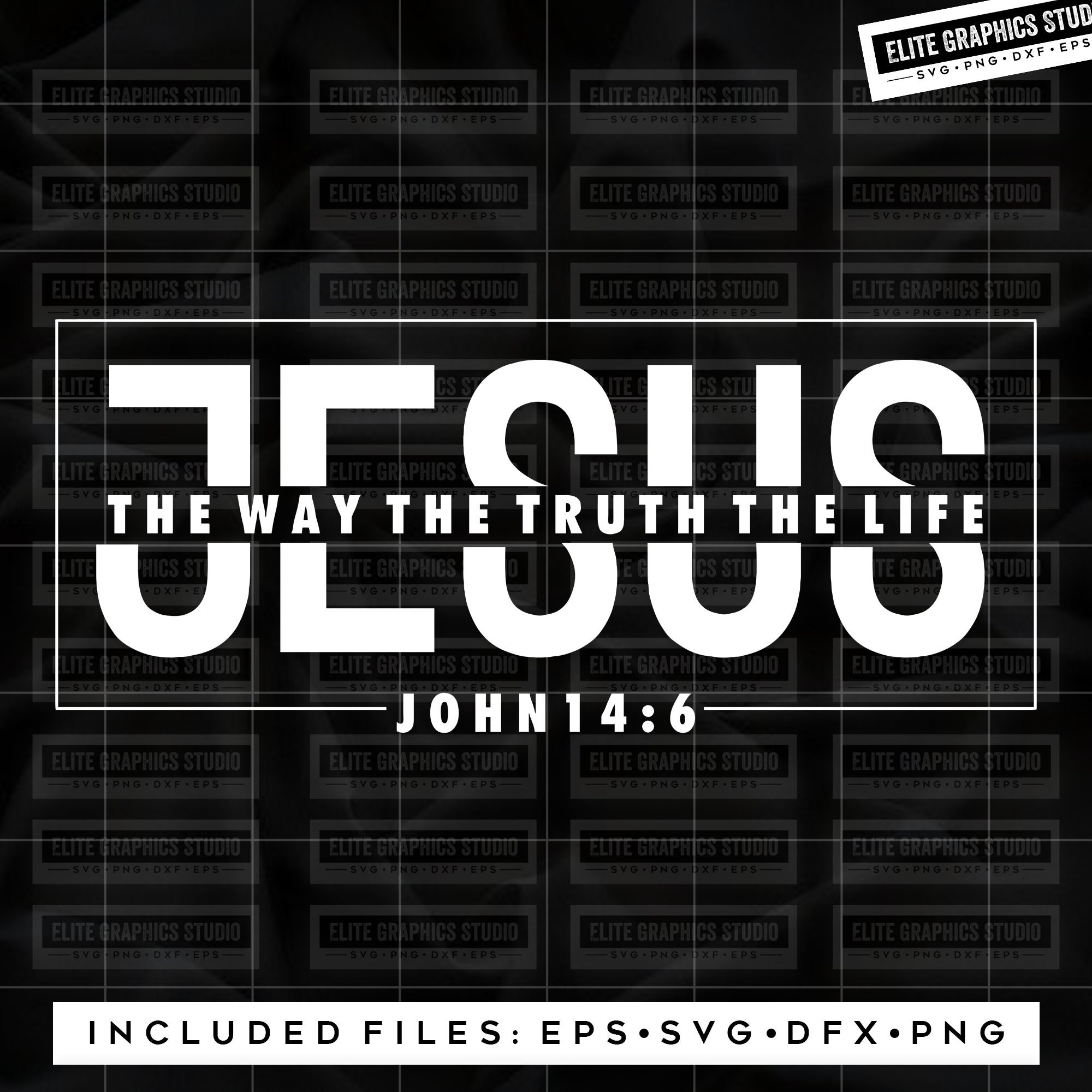 Jesus the Way the Truth the Life Svg Cross Svg Faith Svg - Etsy