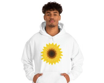 Sunflower Hoodie - Unisex White