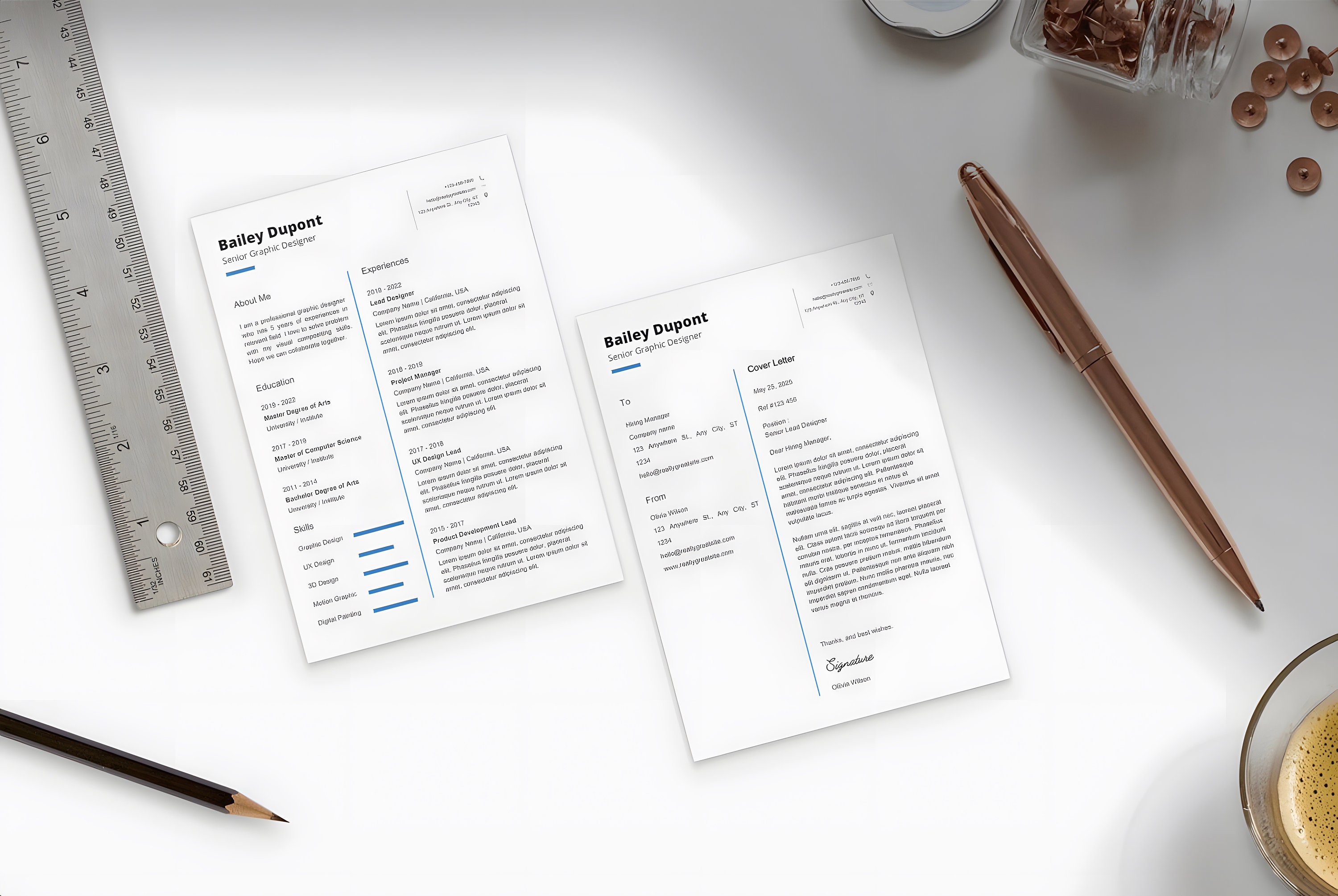 CV Resume Template Teacher CV - Il Fullxfull.4910303067 M8s4 