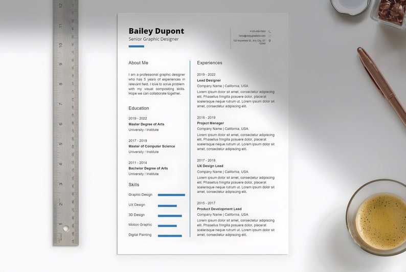 CV Resume Template Teacher CV - Il 794xN.4862046098 Cdpi 