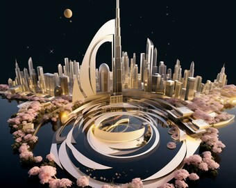 space city poster art