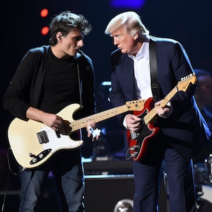 Trump song poster art