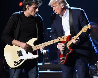 Trump song poster art