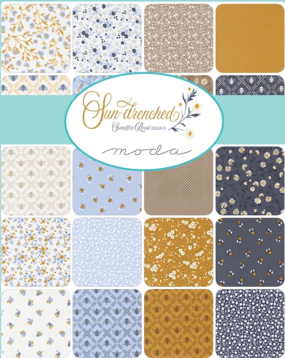 Sun Drenched Moda Cotton Fabric
