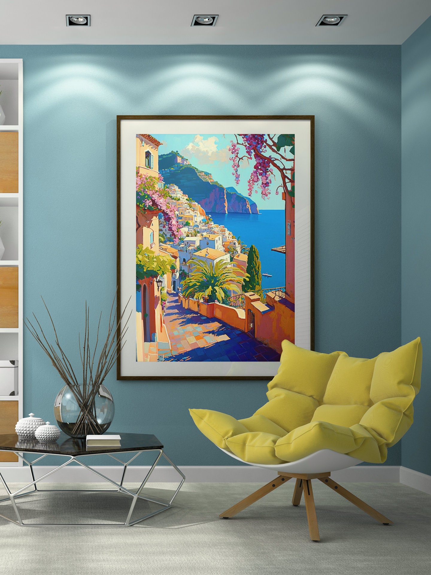 Discover Italian Coastal Positano Poster