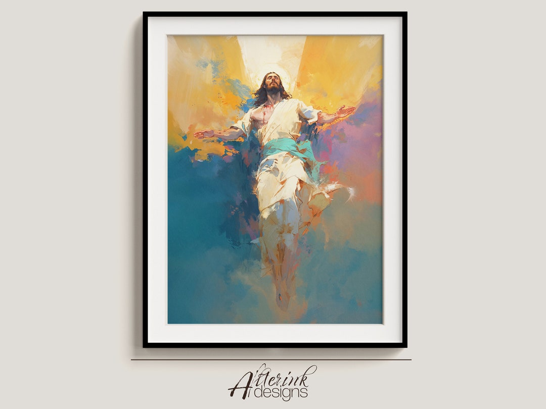 Jesus Christ Wall Art He is Risen Art Home Decor the Tomb is Empty
