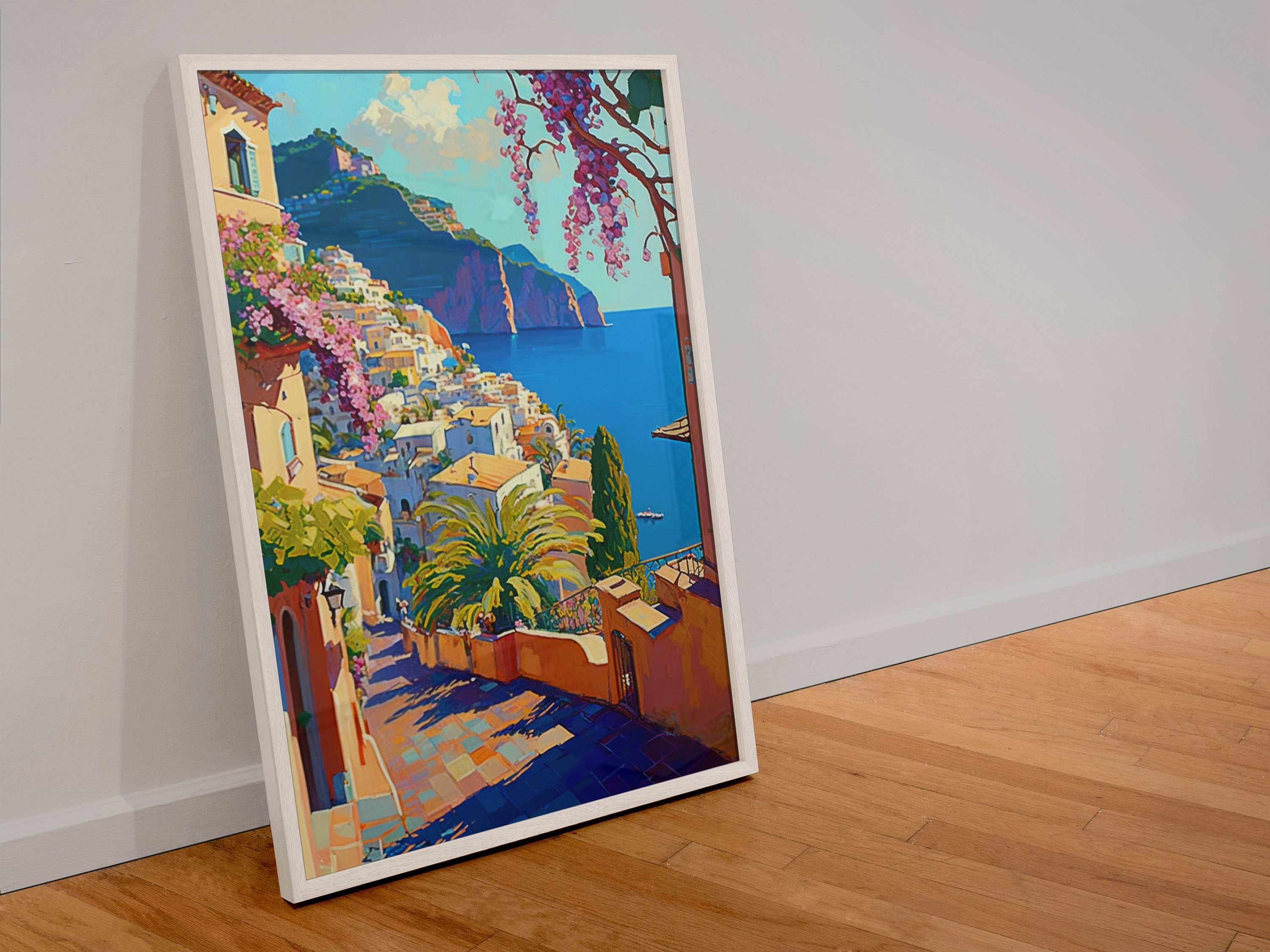 Discover Italian Coastal Positano Poster