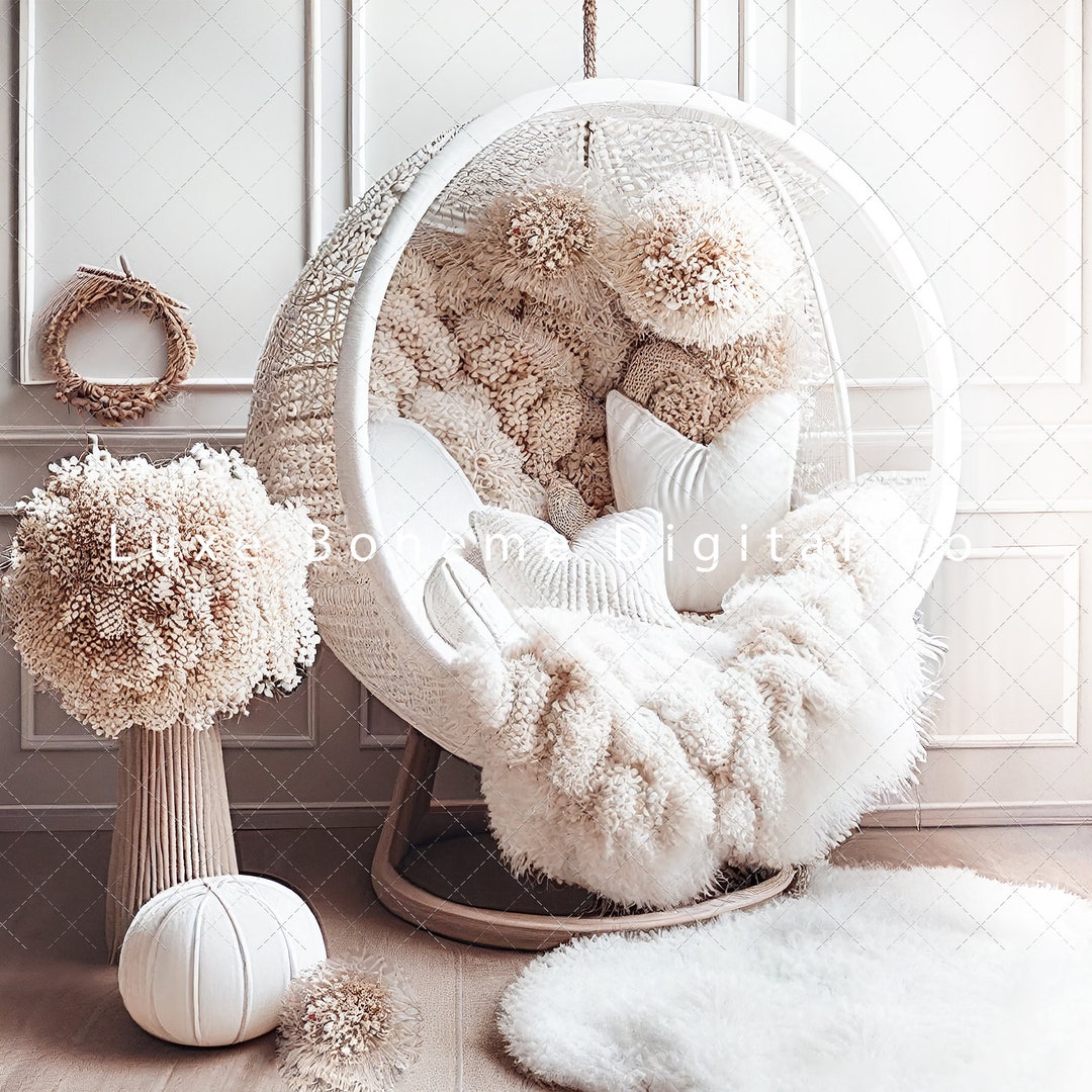 Boho Chair, Newborn Digital Backdrop, Boho Digital Backdrop, Maternity ...