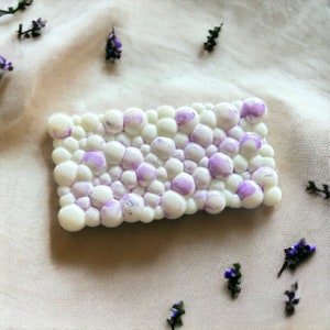 A beautiful scented  soy wax snap bar bubbles