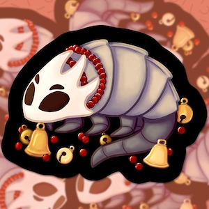 Hollow Knight Silksong Bellbeast Glossy Vinyl Sticker | Gamer gift