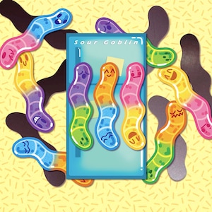 Gummy Worm Magnet Packs | Fridge Magnets | Cute Kitchen Decor