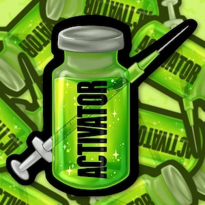 The Substance Activator Vile Glossy Vinyl Sticker | Horror Movie Sticker | Horror Fan Gift