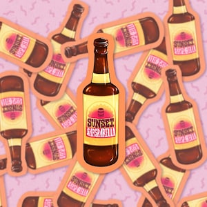 Gaming Sarsaparilla Bottle FNV Vinyl Sticker | Gamer Decoration