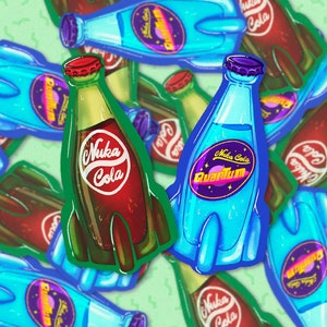 Pegatinas de vinilo para botellas de refresco de cola de videojuego / Decoración para gamers