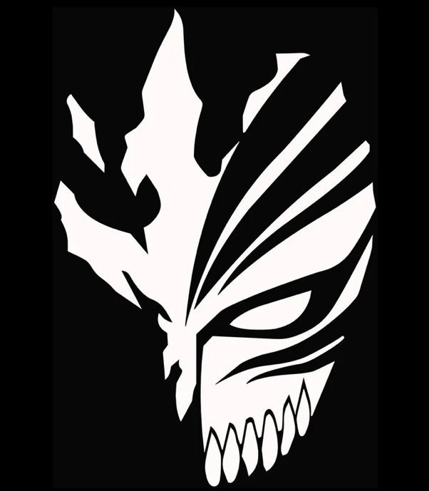 Bleach Ulquiorra Cifer Manga Art Anime 3D Decal 3 Face Sticker Car Reflective
