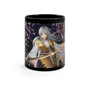 MTG inspired The Wandering Emperor - 11oz Black Mug
