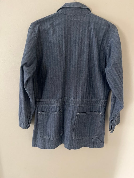 Vintage Coverall Chore Jacket USA Made Gem
