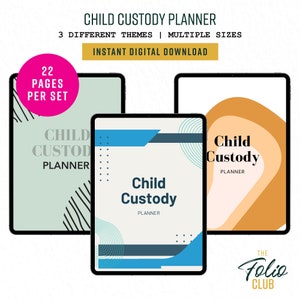 Child Custody Planner, Digital Download, Parent Planner, Divorce Planner, Coparenting Planner, Child Custody Log