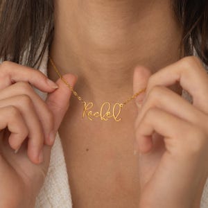 Personalized Name Necklace – Custom Letter Jewelry, Dainty Everyday Necklace Gift