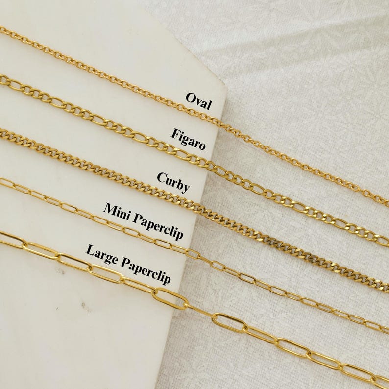 Custom Chain Designs Custom Charm Necklace: Build Your Own 18K Gold Statement Chain - Etsy