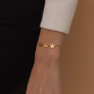 Engraved Paw Print Bracelet – Personalized Pet Memorial Jewelry, Custom Keepsake Gift