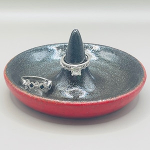 Ceramic Ring Holder - Ring Dish - Jewelry Dish - Hand Made
