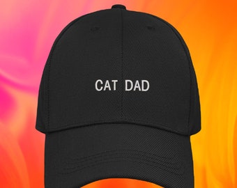 CAT Dad Cap Herrenhut personalisiert jede Farbe