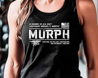 Murph Workout Tank, Memorial Sleeveless Top