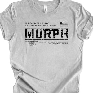 Murph Workout T-Shirt, Memorial Tribute