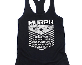 Murph Workout Tank, Memorial Day Fitness Challenge Shirt
