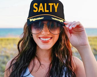 Nautical Salty Trucker Hat, Beach Style