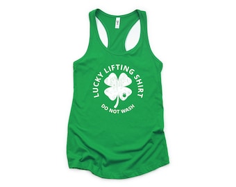 Lucky Lifting St. Patrick's Day Workout Tank | St. Paddy's Workout | Irish Workout Shirt