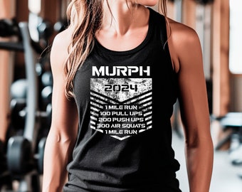 2024 Murph Workout Tank, Memorial Murph Emblem Tank