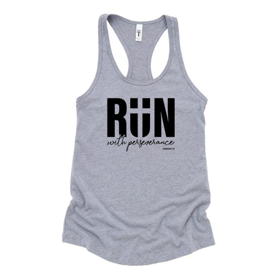 Christian Running Tank Top for Women, Christian Workout Tank Top