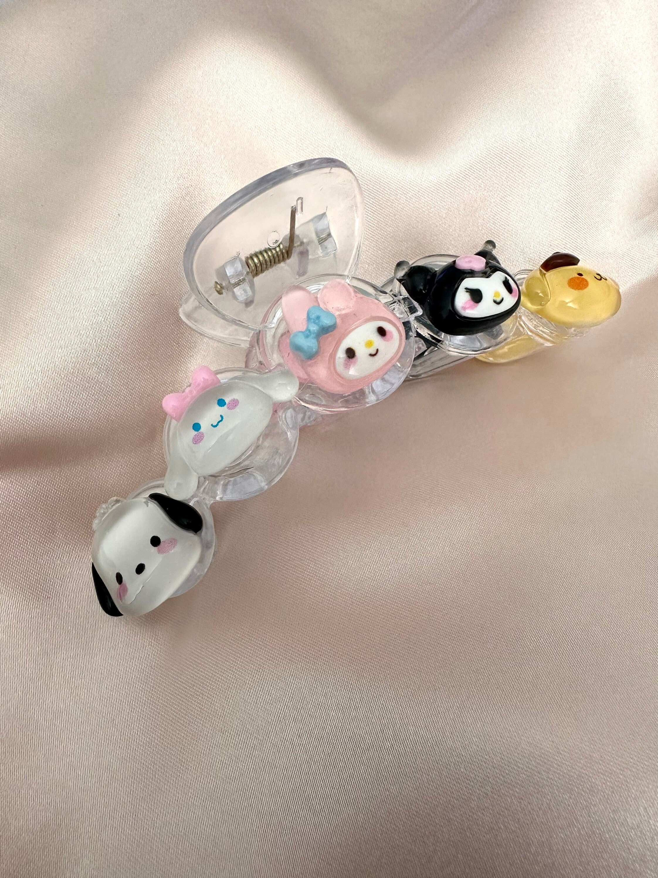 Sanrio Hair Claw Clip Kuromi My Melody Pompompurin Etsy