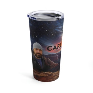 Carl Crusher 20oz Tumblr | Verken de onbekende epische UFO boven Zion Adventure Canyon Outdoors Coffee Drinking Cup